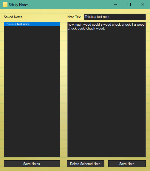 Notes App Preview
